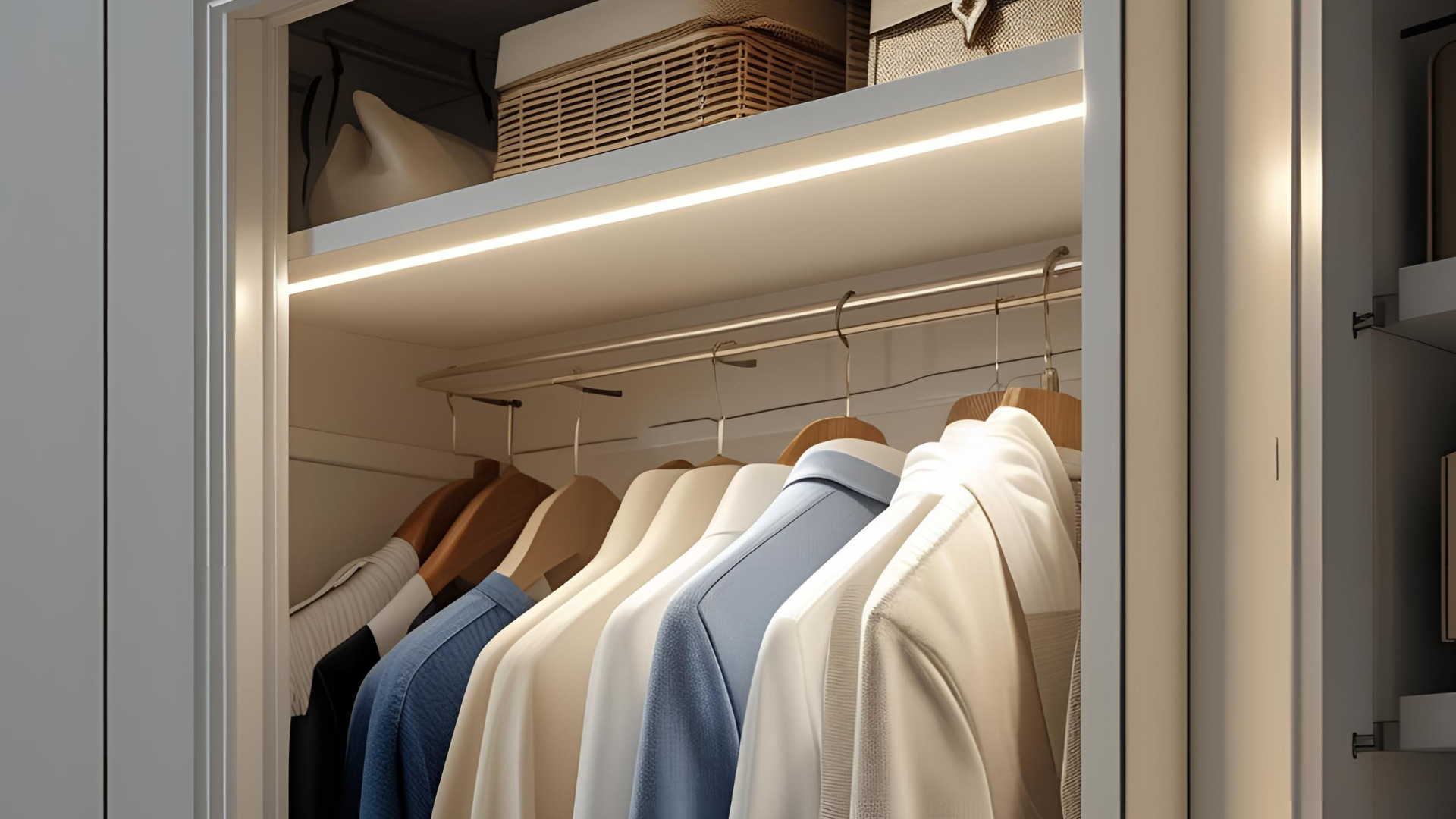 How the KATHYLIGHT LED Motion Sensor Light keeps your closet bright and safe